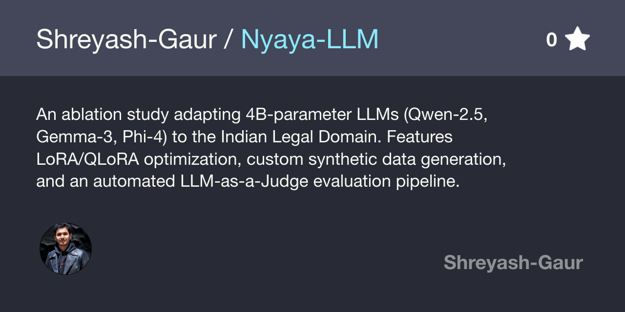 Nyaya-LLM