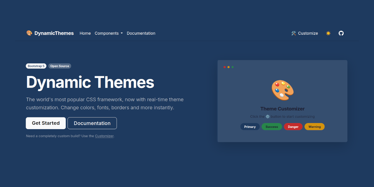 bootstrap-dynamic-themes