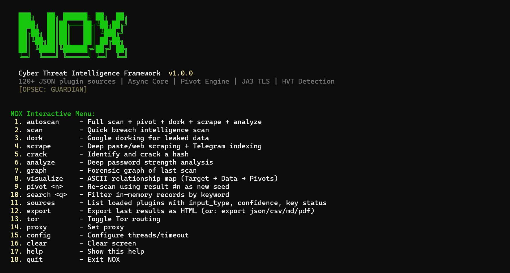 nox-framework