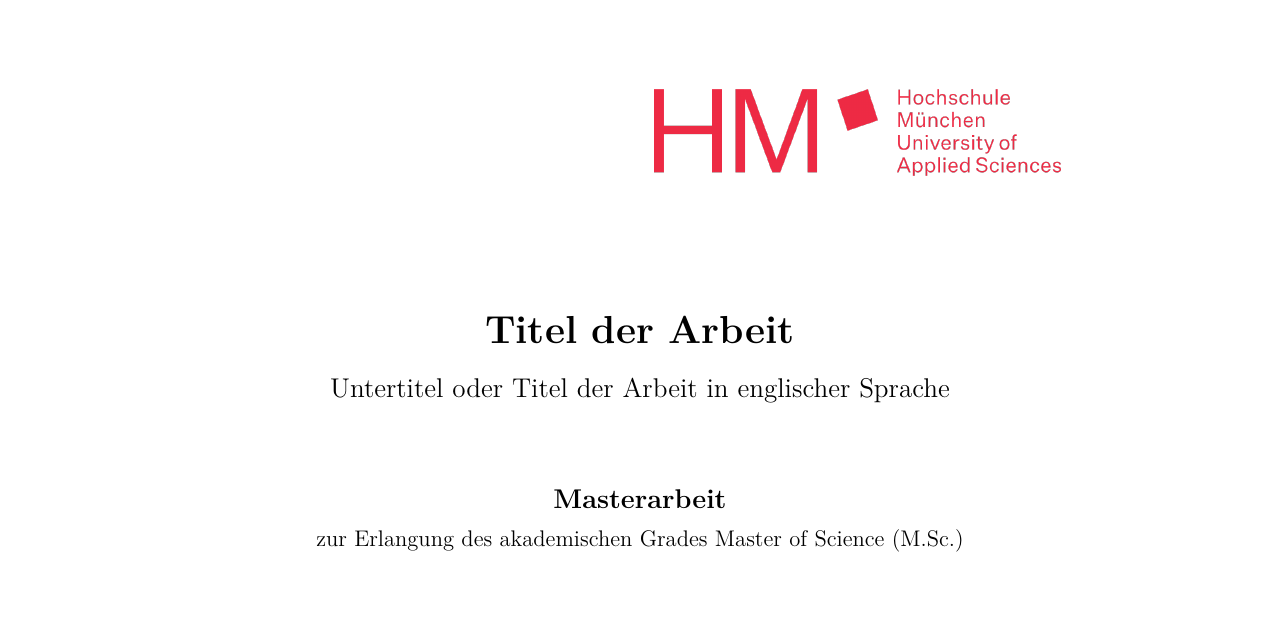 Hochschule-Muenchen-LaTeX-Template