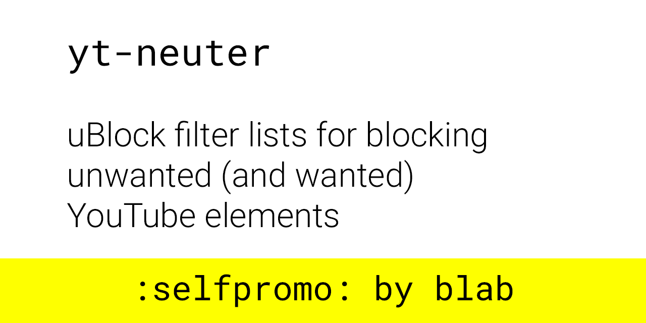 yt-neuter