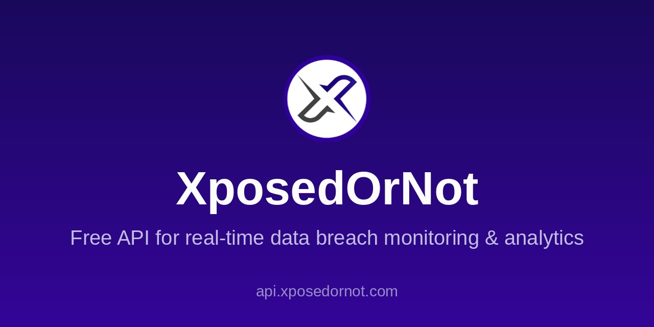XposedOrNot-API