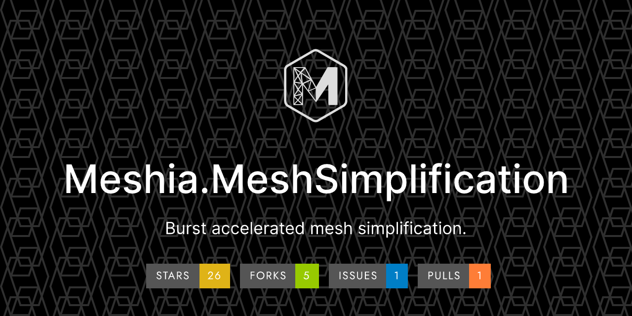 Meshia.MeshSimplification